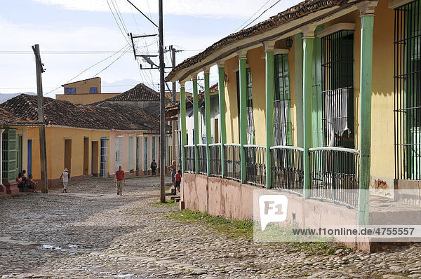 Old town  Trinidad  Cuba  Caribbean  Central America