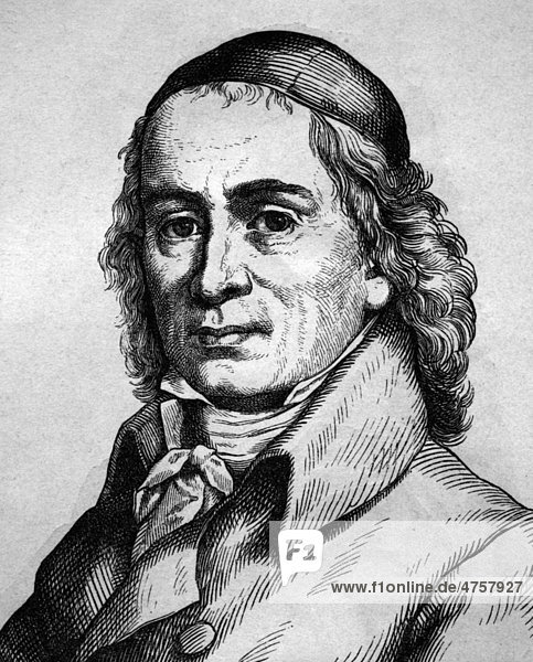 August Hermann Francke  Theologe und Kirchenlieddichter  1663 - 1727  historische Illustration  Porträt  1880