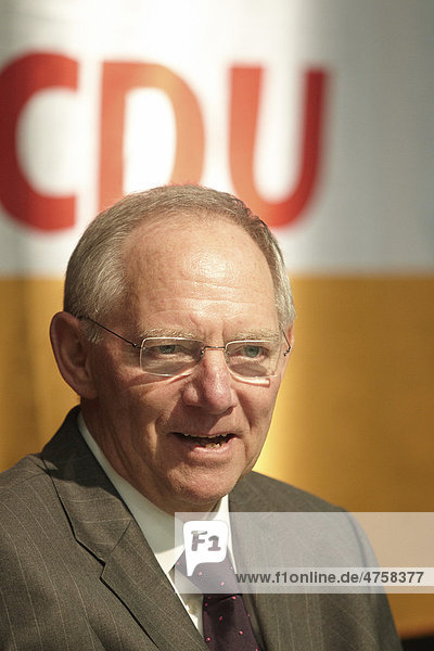 Bundesfinanzminister Wolfgang Schäuble  Koblenz  Rheinland-Pfalz  Deutschland  Europa