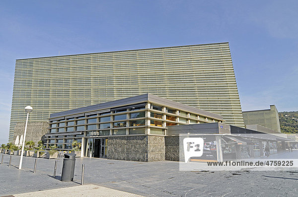 Kursaal  Kongresszentrum  Kulturzentrum  San Sebastian  Pais Vasco  Baskenland  Spanien  Europa