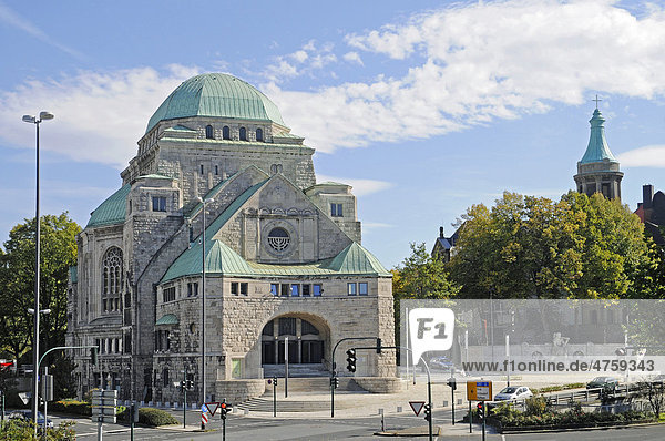 Jüdische Synagoge  Essen  Ruhrgebiet  Nordrhein-Westfalen  Deutschland  Europa