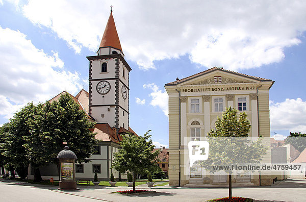 St. Nikolaus Kirche  Varazdin  Kroatien  Europa