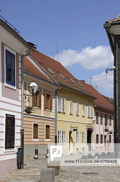 Gasse  Altstadt  Varazdin  Kroatien  Europa