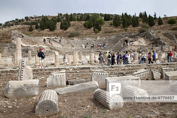 Odeon Theatre  ancient ruined city of Ephesus  Selcuk  Lycia  Turkey  Asia