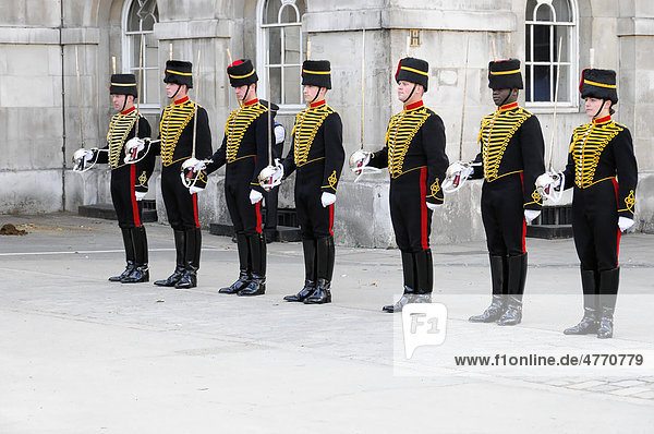 Changing of the Guard  guards  entrance to St. James Palace  London  England  United Kingdom  Europe