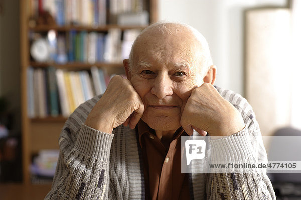 Alter Mann  Senior  92 Jahre  Porträt