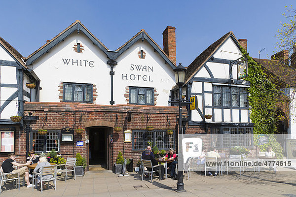 White Swan Hotel  Rother Street  Stratford-upon-Avon  Warwickshire  England  Großbritannien  Europa