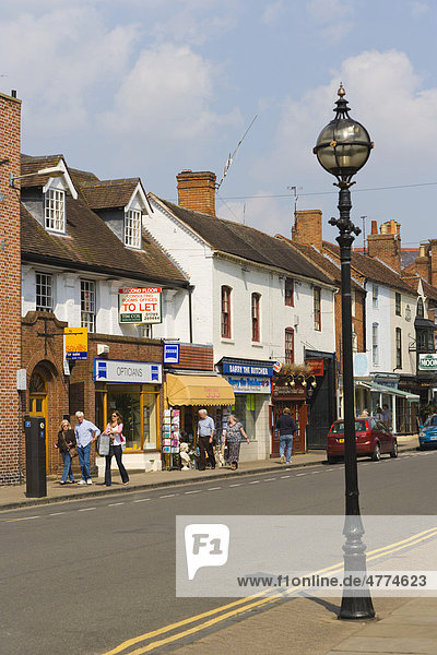 Chapel Street  Stratford-upon-Avon  Warwickshire  England  Großbritannien  Europa