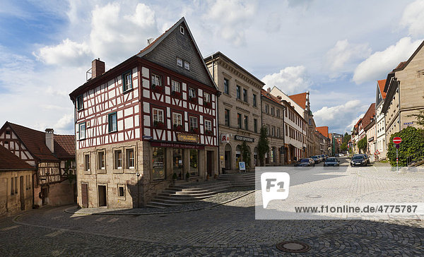 Altstadt  Kronach  Oberfranken  Bayern  Deutschland  Europa