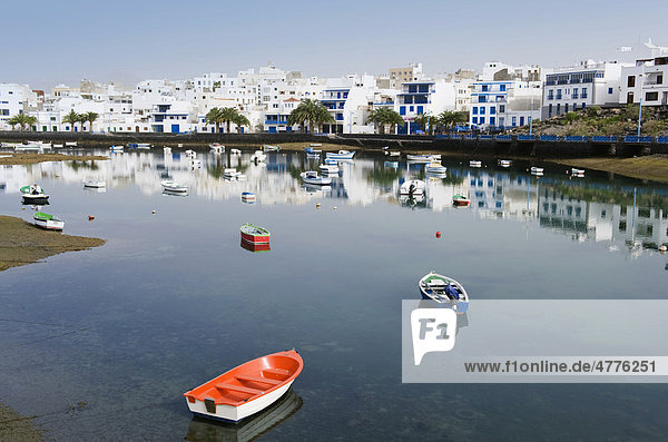 Hafen Charco de San Gines Arrecife Lanzarote Kanarische Inseln Spanien Europa