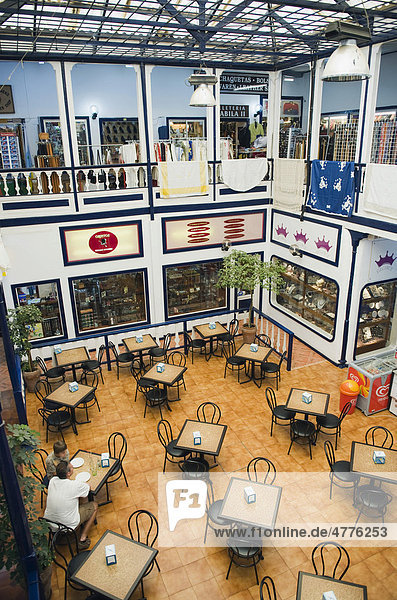Cafe im Einkaufszentrum  El Mercadillo  Arrecife  Lanzarote  Kanarische Inseln  Spanien  Europa