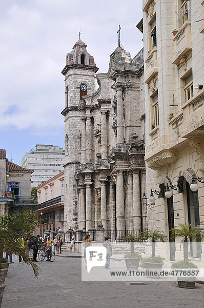 Kathedrale von Havanna  Altstadt  Havanna  Kuba  Karibik  Mittelamerika
