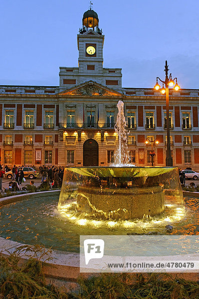 Plaza Puerto del Sol  Madrid  Spanien  Europa