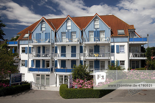Appartementhaus Boddenblick  Ostseeheilbad Zingst  Halbinsel Fischland-Darß-Zingst  Mecklenburg-Vorpommern  Deutschland  Europa