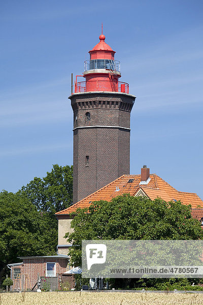 Lighthouse  Damesvoeved  Luebecker Bucht bay  Baltic Sea coast  Schleswig-Holstein  Germany  Europe