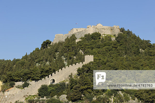 Festung Spanjola  Ort Hvar  Insel Hvar  Kroatien  Europa