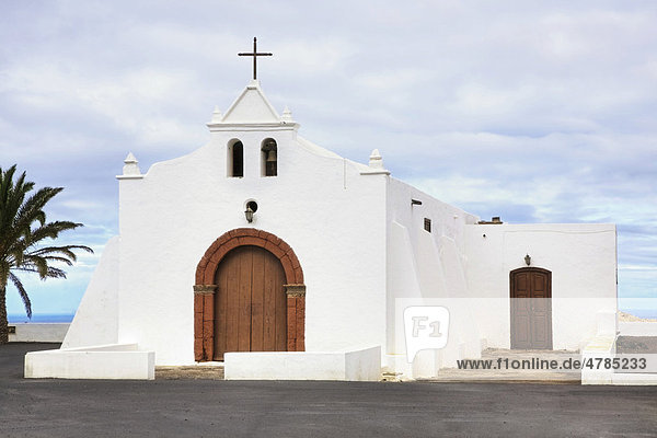 Kapelle in Tiagua  Lanzarote  Kanarische Inseln  Spanien  Europa