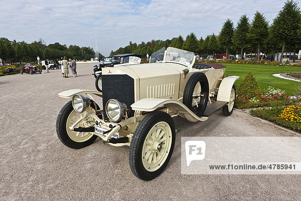 Mercedes Modell 22 50  Baujahr 1914  Deutschland  Classic-Gala  Concours d'ElÈgance im barocken Schlosspark  Schwetzingen  Baden-Württemberg  Deutschland  Europa
