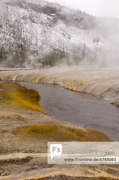 Black Sand Basin  Geysir  heisse Quelle  Yellowstone-Nationalpark  Wyoming  USA