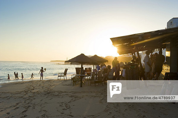 Strandbar Los Canos de Meca Costa del Luz Andalusien Spanien Europa