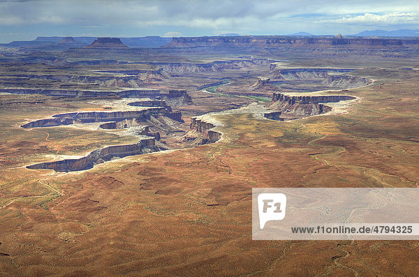 Green River Overlook  The Maze  Canyonlands Nationalpark  Moab  Utah  USA  Amerika