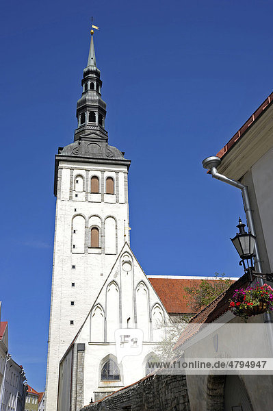 Altstadt  Nikolaikirche  St. Nicolai  Tallinn  ehemals Reval  Estland  Baltikum  Nordeuropa