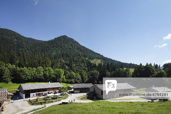 Museumsdorf Markus Wasmeier Bauernhof- und Wintersportmuseum Schliersee Mangfallgebirge Oberbayern Bayern Deutschland Europa
