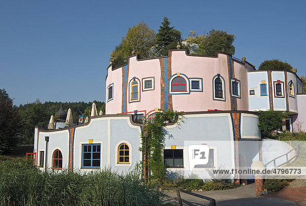 Seminarzentrum GeistReich  Rogner Bad Blumau-Hotelkomplex  von Architekt Friedensreich Hundertwasser gestaltet  Kurstadt Bad Blumau  Steiermark  Österreich  Europa