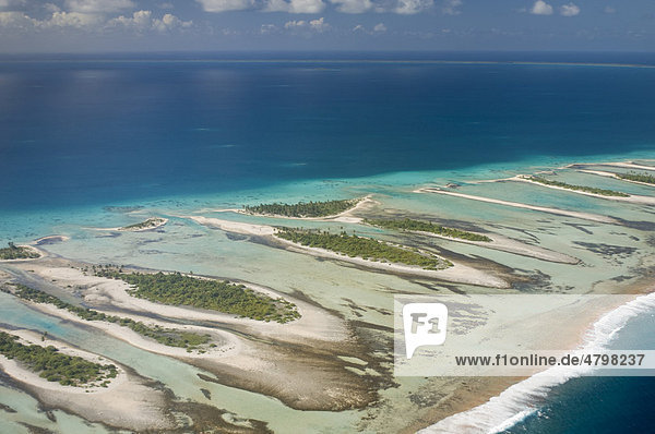 Tikehau Korallenatoll  Tuamotu-Archipel  Französisch-Polynesien  Pazifischer Ozean
