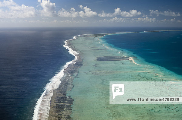 Tikehau Korallenatoll  Tuamotu-Archipel  Französisch-Polynesien  Pazifischer Ozean