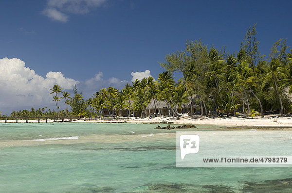 Pearl Beach Resort  Tikehau Korallenatoll  Tuamotu-Archipel  Französisch-Polynesien  Süd-Pazifik