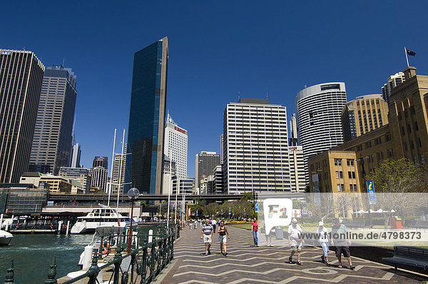 Stadtteil Circular Quay, Sydney, New South Wales, Australien