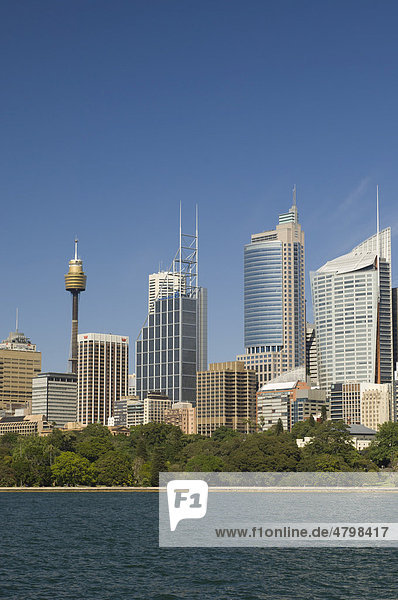 Moderne Hochhäuser  Sydney  Bundesstaat New South Wales  Australien