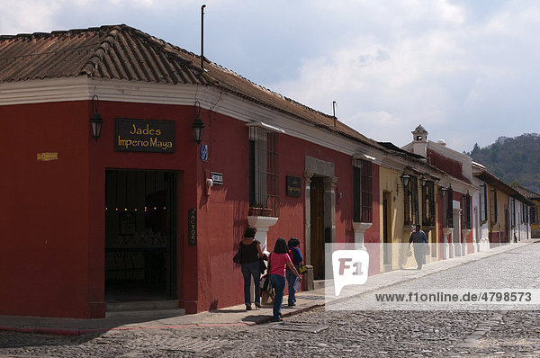 Colonial buildings  Antigua  Guatemala  Central America
