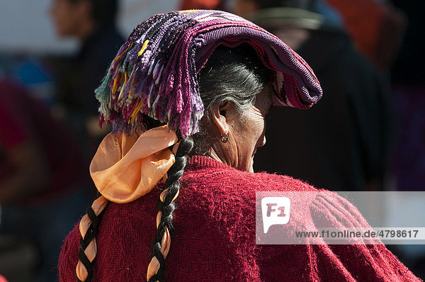 Traditionelle Tracht  Totonicapan  Guatemala  Zentralamerika