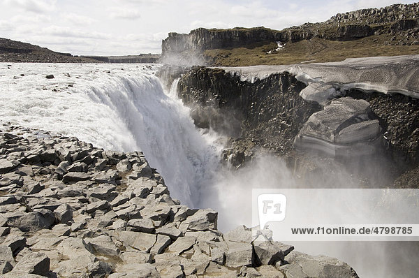 Dettifoss Wasserfall  Island  Europa
