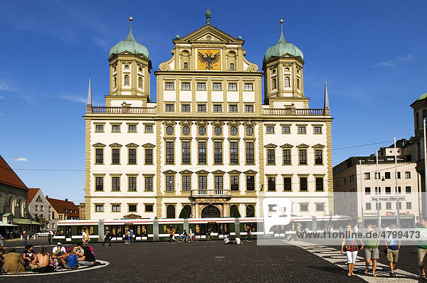 Rathaus  Augsburg  Bayern  Deutschland  Europa