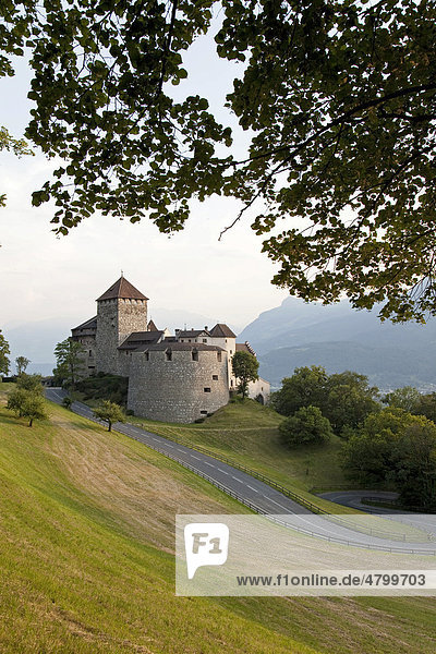 Vaduz Castle Residence Of The Dynasty And Landmark Of The Capital Vaduz Principality Of Liechtenstein Europe