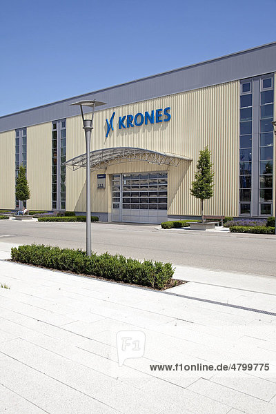 Krones AG  Hersteller von Getränkeabfüllanlagen  Fabrikgebäude in Neutraubling  Bayern  Deutschland  Europa