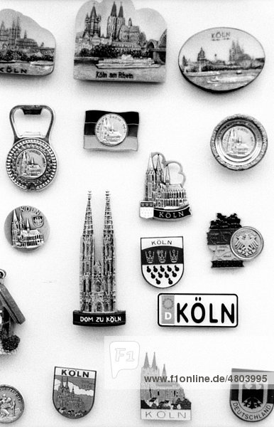 Souvenirs  Cathedral    North Rhine-Westphalia  Germany  Europe