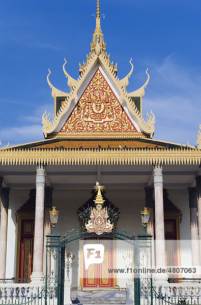 Silberpagode  Königspalast  Phnom Penh  Kambodscha  Indochina  Südostasien  Asien