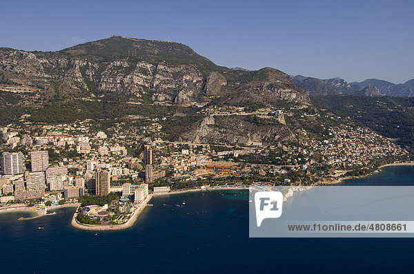 Luftaufnahme  Monte Carlo  Monaco  Cote d'Azur  Europa