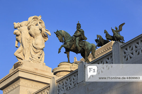 Monument Vittorio Emanuele II.  Rom  Italien  Europa
