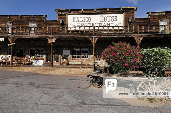 Calico House Geisterstadt Ghost Town Calico Yermo California USA Nordamerika