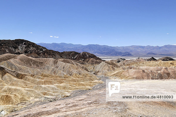 Zabriskie Point  Death Valley Nationalpark  Kalifornien  USA  Nordamerika