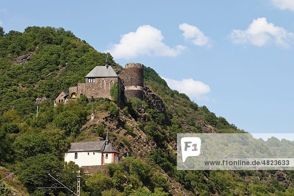 Europa  Deutschland  Rheinland-Pfalz  Blick auf Schloss Bischofstein