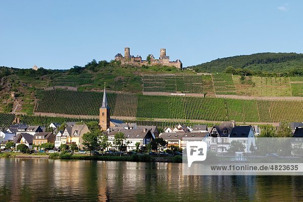 Europa  Deutschland  Rheinland-Pfalz  Blick auf die Thüringer Burg bei Alken