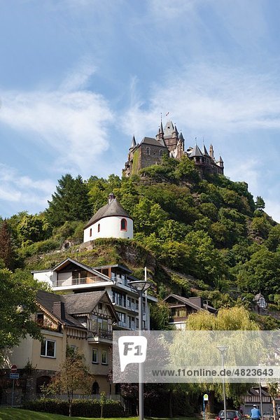 Europa  Deutschland  Rheinland-Pfalz  Mosel  Schloss Reichsburg von Cochem
