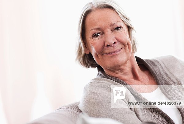 Portrait of senior woman  close up