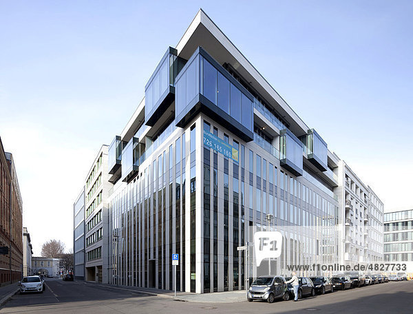 Modernes Bürogebäude in der Jägerstraße  Berlin-Mitte  Berlin  Deutschland  Europa